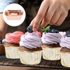 Unique Bargains Greaseproof Single-sided Aluminum Foil Cupcake Liners for Party 50 Pcs - 4 of 4