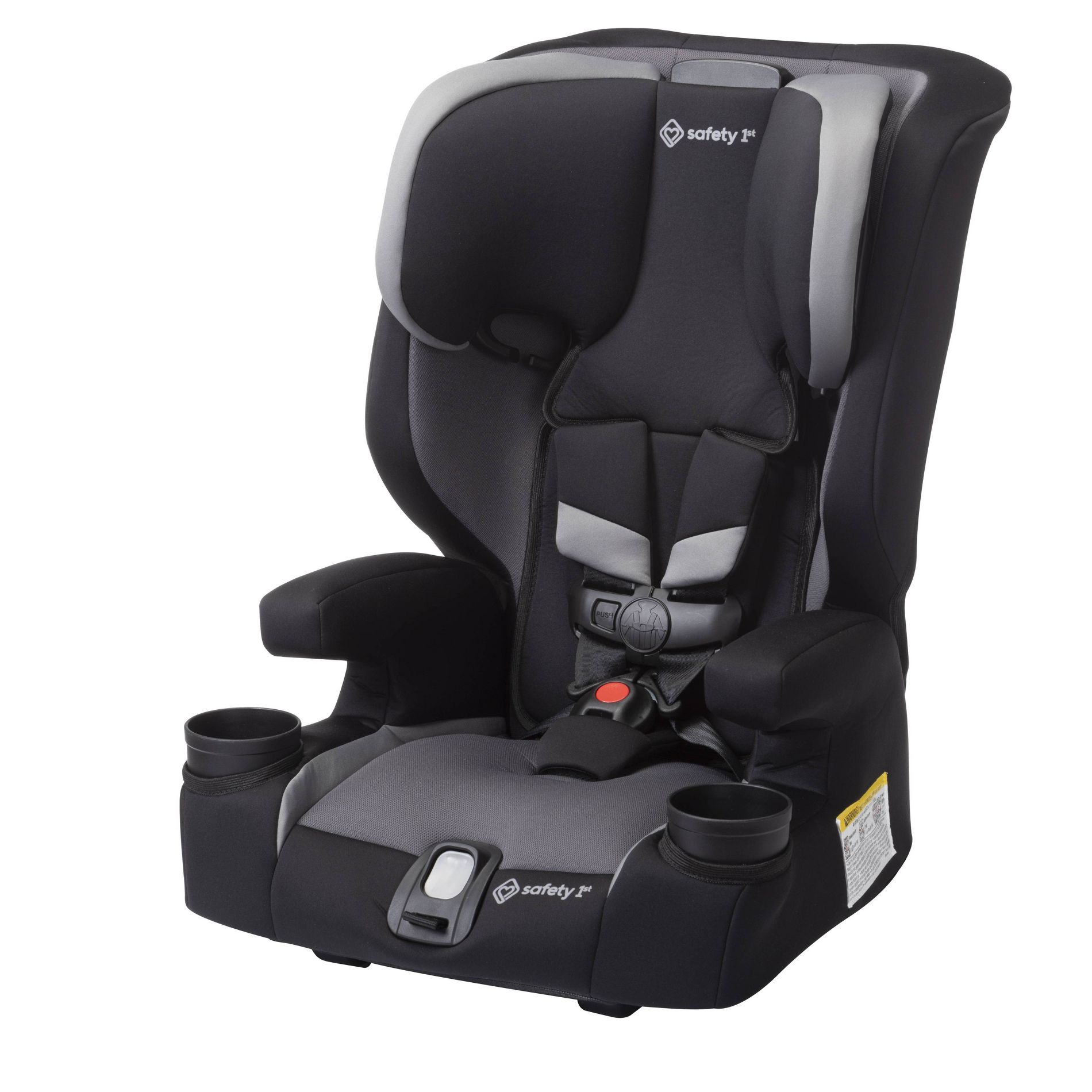 Safety 1st Boost & Go Booster Car Seat - Labrador: 5-Point Harness, Fits 3 Across, LATCH Compatible, Machine Washable