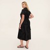 Women's Ribbon Short Sleeve Midi Shirtdress -  kate spade new york x Target Black - 2 of 4