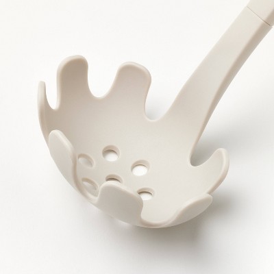 Soft Grip Nylon Pasta Server Gray - Figmint&#8482;