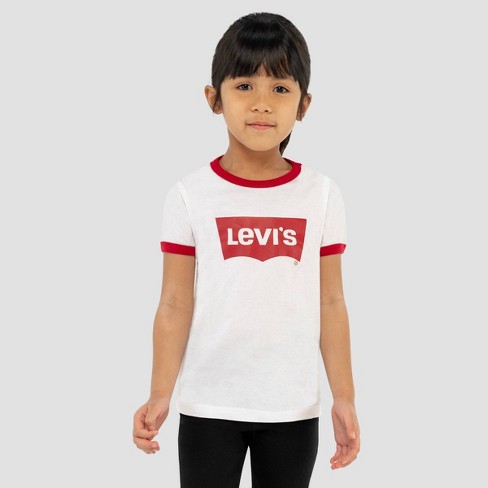 Levi's® Girls' Oversized Batwing T-shirt - White : Target
