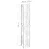 vidaXL Gabion Wall Gabion Retaining Wall Gabion Basket Cage Heavy Duty Metal - 4 of 4