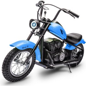 Electric Motorcycle for Kids, 24V 250W Kids Electric Dirt Bike, Two Speed Max Up to 14MPH & 60 Minutes Continuous, with Led Lights - 1 of 4