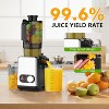 ZAFRO Cold Press Juicer, 4.35" Large Feed Chute Juice High Juice Yield with Slow Masticating Juicer for Whole Vegetables & Fruits, Easy Assemble - 3 of 4