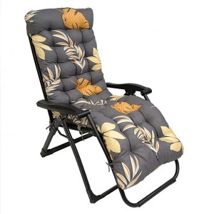 ewHome 67x22in Chaise Lounger Cushion Recliner Rocking Chair Sofa Mat Deck Chair Cushion - 1 of 4