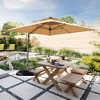 Okak Patio Umbrella with Center Pole, Outdoor Umbrella with Heavy-Duty 6 Rids, Parasol Umbrella for Backyard, Garden, Poolside - 4 of 4