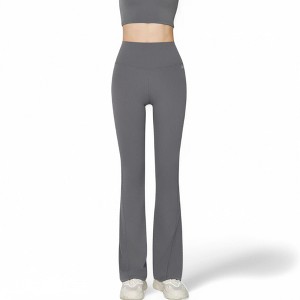 Anna-Kaci Active Women's High-Waist Flared Leggings with Stretch Fabric and Contoured Fit - 1 of 4