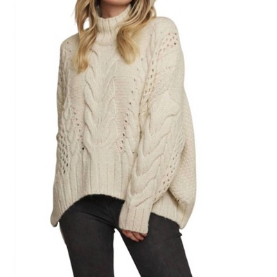 Women's KELSON TURTLENECK RELAXED SWEATER - RINO & PELLE