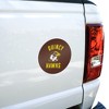 Quincy University Hawks Logo Automotive Car Window Locker Circle Bumper Sticker - 4 of 4