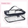Unique Bargains PVC Zipper Clear Makeup Bags and Organizers 2 Pcs - 2 of 4