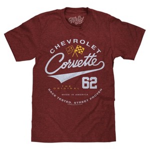 Tee Luv Chevrolet Corvette 62 Race Tested Street Proven T-Shirt - 1 of 4
