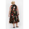 Women's Plus Size Roma Print Dress - black | CITY CHIC - 2 of 4