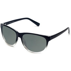 Coyote Eyewear BP-18 Polarized Sunglasses in Black/Clear Fade & Blue Mirror Lens - 1 of 1