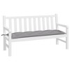 vidaXL Garden Bench Cushion Gray Oxford fabric (100% polyester) - 3 of 4