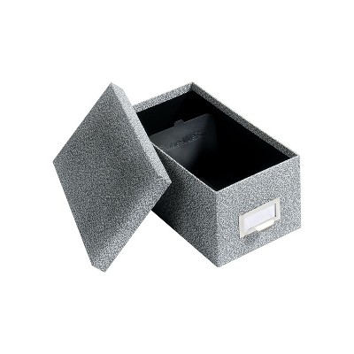 Globe-Weis Index Card File Box Black Agate 1000 Card Capacity (GLW 94 BLA) 194407