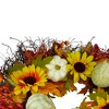 Northlight Sunflowers and Gourds Artificial Thanksgiving Wreath - 26-Inch, Unlit - 4 of 4