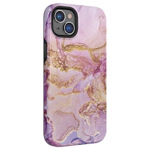MyBat Pro Fuse Series MagSafe Case for Apple iPhone 14 Plus (6.7) - Purple Marble - 1 of 4
