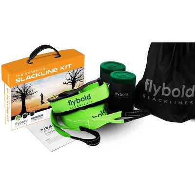 Flybold 57ft Line With Tree Protectors Slackline Kit - Green : Target