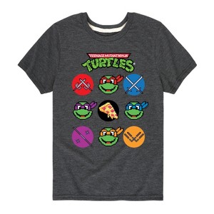 Boys' - Teenage Mutant Ninja Turtles - Turtles Grid Short Sleeve Graphic T-Shirt - 1 of 4