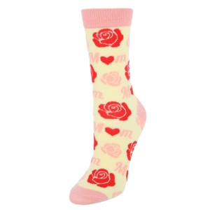 CTM Women's Soft I Love Mom Novelty Socks (1 Pair) - 1 of 1