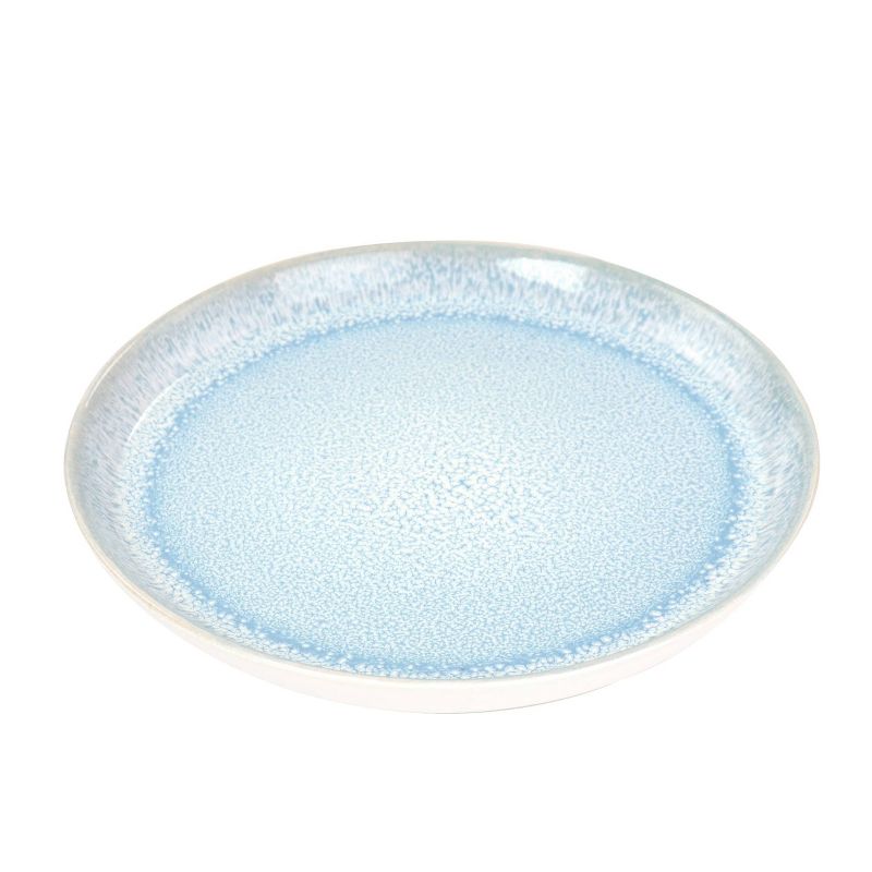 16pc Stoneware Mocha Dinnerware Set Blue - Elama, 5 of 8