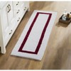 Hotel Bath Rug 100% Premium Cotton Tufted Weave Two Tone Reversible Bathroom Rug, Super Soft Absorbent, Machine Washable Bath Mat - 2 of 4