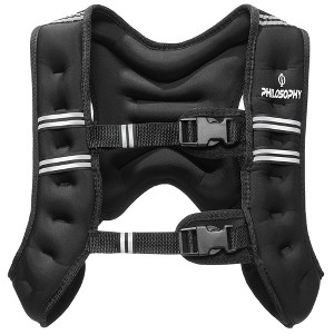 Philosophy Gym Weighted Workout Vest, Strength Training Fitness Body Weight Vest - 1 of 4