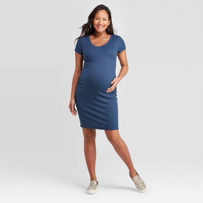 target striped maternity dress