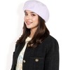 Anna-Kaci Women's Lightweight Textured Beret with Soft Stretch Fit and Chic Parisian Design - 3 of 4
