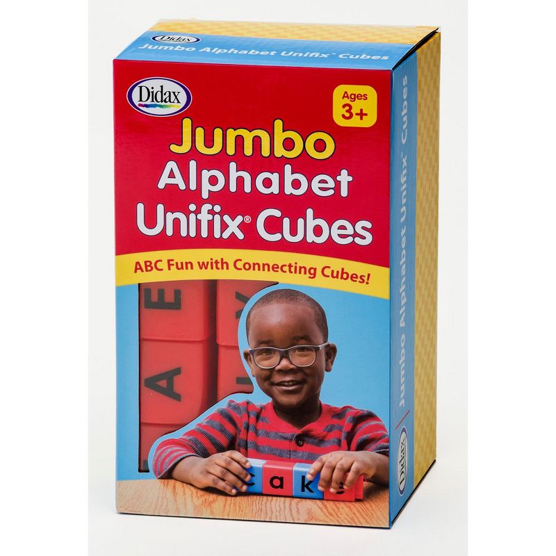 Didax Jumbo Unifix Alphabet Cubes, Set of 30, 1 of 4