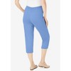Woman Within Plus Size The Hassle-Free Soft Knit Capri - 3 of 4