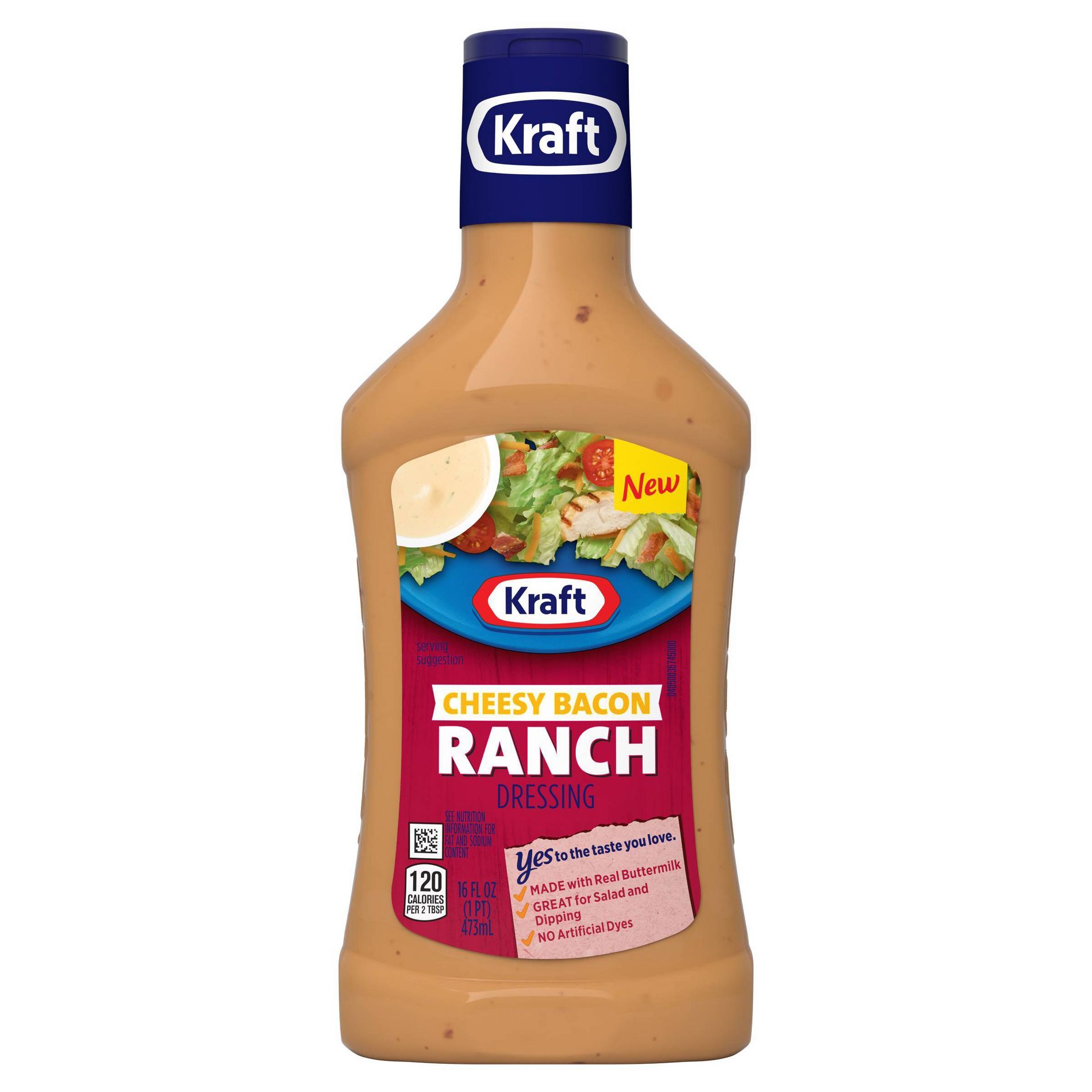 Kraft Cheesy Bacon Ranch Dressing - 16 fl oz