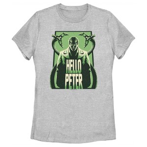 Women's Marvel Spider-Man: No Way Home Doc Ock Hello Peter T-Shirt - 1 of 4