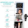 Best Choice Products Full Length LED Mirrored Jewelry Storage Organizer Cabinet w/ Interior & Exterior Lights - 3 of 4