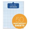 TOPS Quadrille Pads 8 Squares/Inch 8 1/2 x 11 White 50 Sheets 33081 - 4 of 4