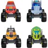 Fisher-Price Blaze and The Monster Machines Die-Cast 4-Pack – Push-Along Metal Vehicles Featuring Blaze, Zeg, Crusher & Stripes for Kids Ages 3+ - 4 of 4