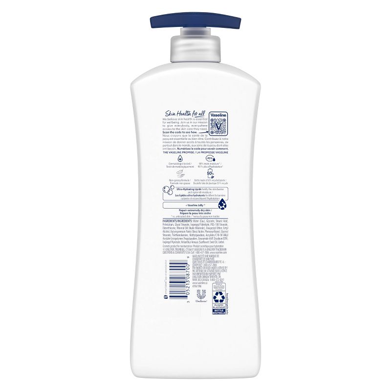 Vaseline Intensive Care Advanced Repair Hand and Body Lotion Unscented - 20.3 fl oz/3pk, 3 of 8