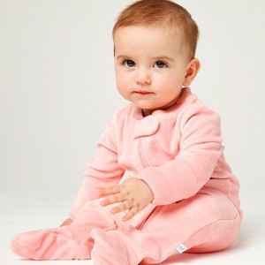 Honest Baby Organic Cotton Velour Sleep & Play - 1 of 4