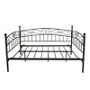 GDFStudio Flynn Mid-century Modern Metal Daybed Frame with Headboard - 4 of 4