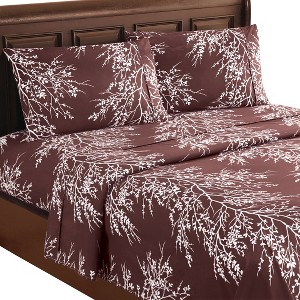 Collections Etc 4pc Foliage Sheet Set - 1 of 4