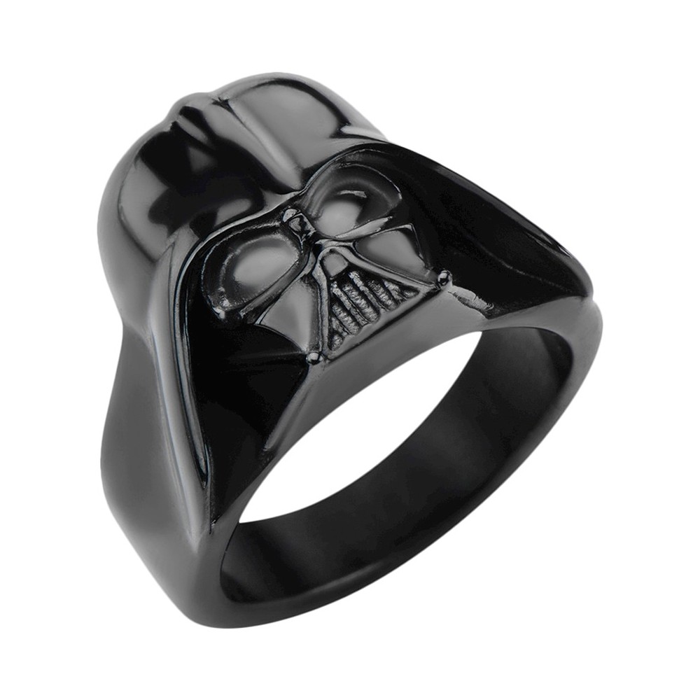 Photos - Ring Men's Star Wars Darth Vader Stainless Steel 3D  - Black