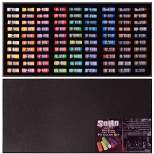 SoHo Urban Artist Soft Pastel Half Stick Pastel Sets Deluxe Travel Storage Box, Assorted Colors