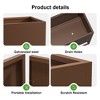 47x18x18 Inch Metal Planter with Shelves & Drainage – Indoor/Outdoor Use for Tall Plants, Flowers, Shrubs - 2 of 4