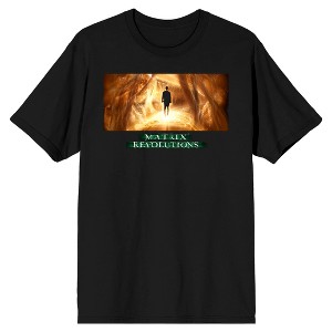 The Matrix Shadow Men's Black Graphic T-Shirt - 1 of 2