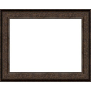 Amanti Art Ridge Black Framed Dry Erase Magnetic Board - 1 of 4