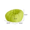 WJSHome Single Bubble Couches for Living Room, Memory Foam Round Bubble Sofa, 3D Honeycomb Shape Curved Sofas for Living Room, Small Space - 2 of 4