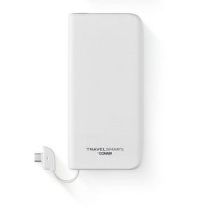 Travel Smart 10000mAh Power Bank with Charging Cable - 1 of 4