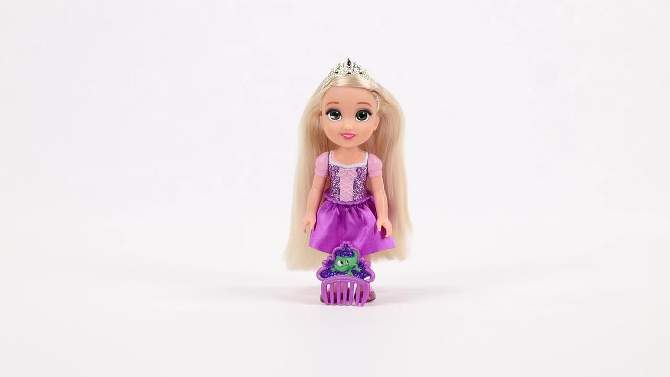 Disney Princess Petite Rapunzel Doll, 2 of 12, play video