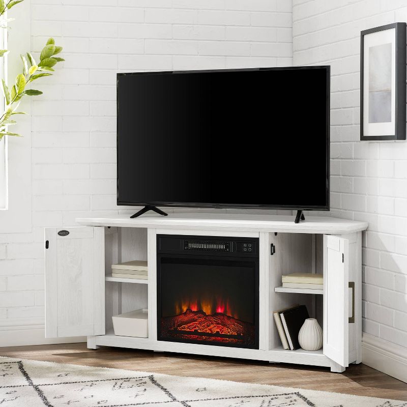 Camden Corner TV Stand for TVs up to 50" with Fireplace - Crosley, 5 of 19