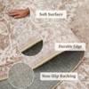 Washable Area Rug, Low-Profile Rug with Non-Slip Backing & Durable Edge Binding, Vintage Rugs for Living Room, Bedroom, Dinning Room - 3 of 4